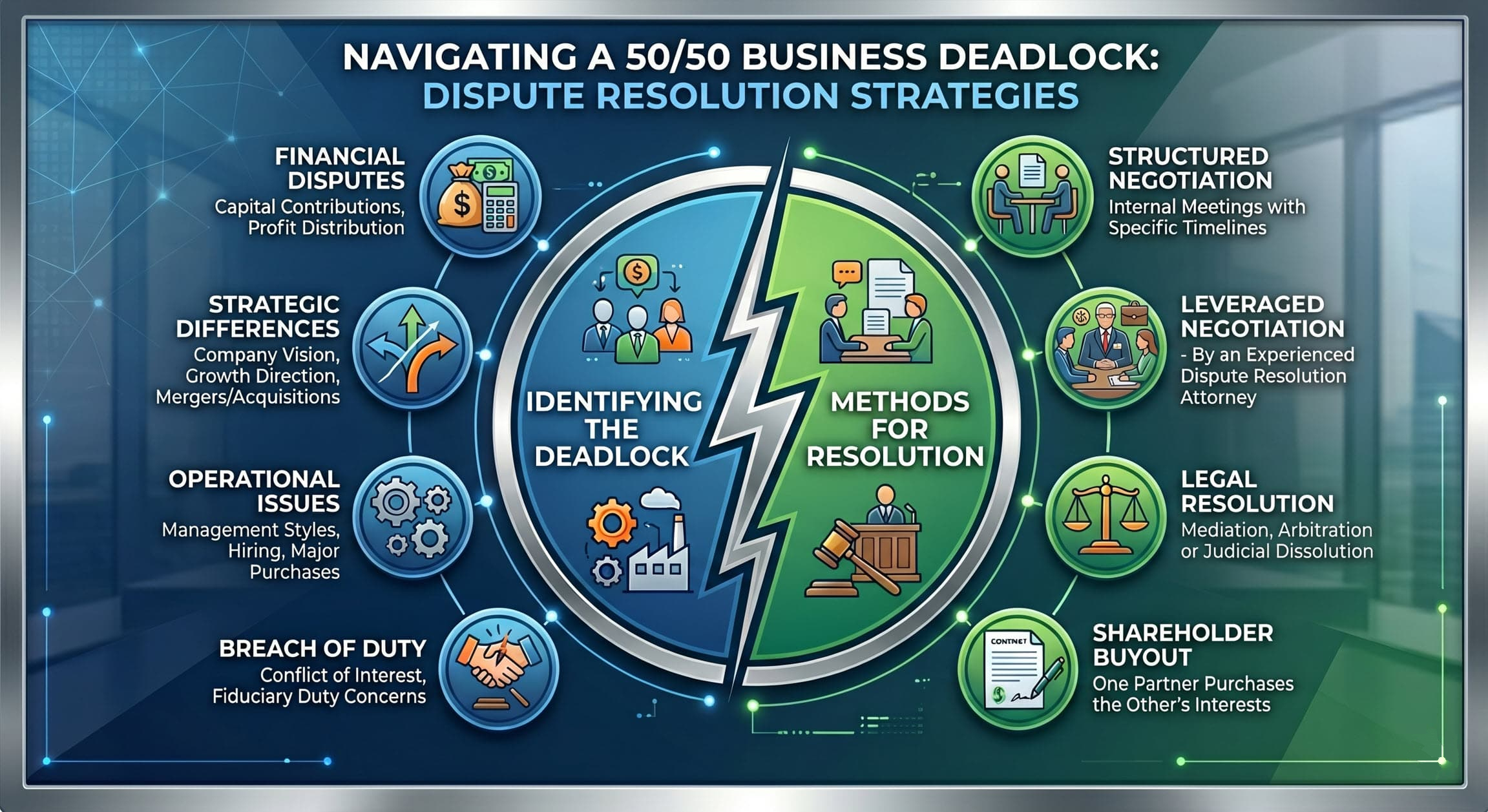 Navigating a 50 50 Business Deadlock - Proven Dispute Resolution Strategies 0626