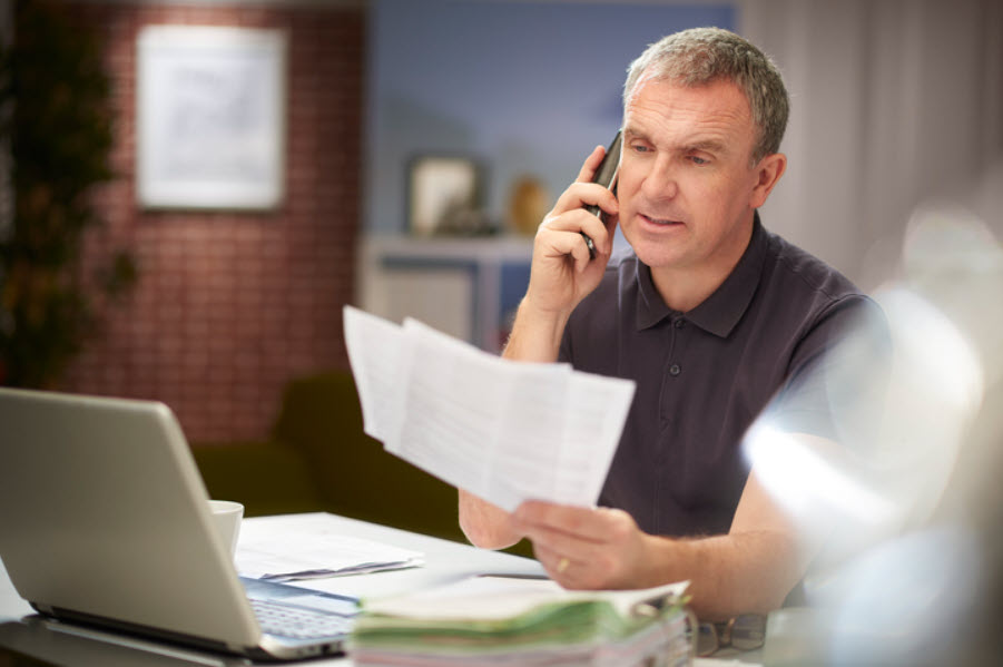 Employer reviewing a notice concerning an employment matter