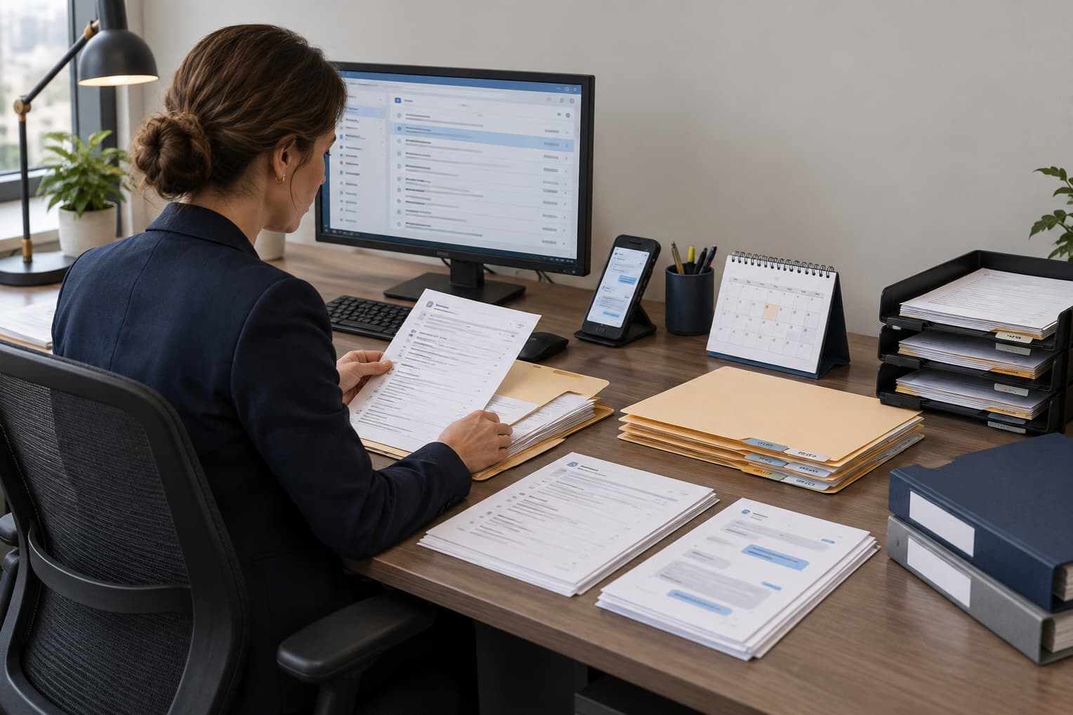 Employer reviewing and preserving records related to an employment dispute